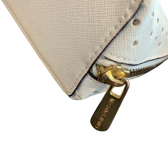 Michael Kors White and Gold Cosmetic Bag - Picture 4 of 6